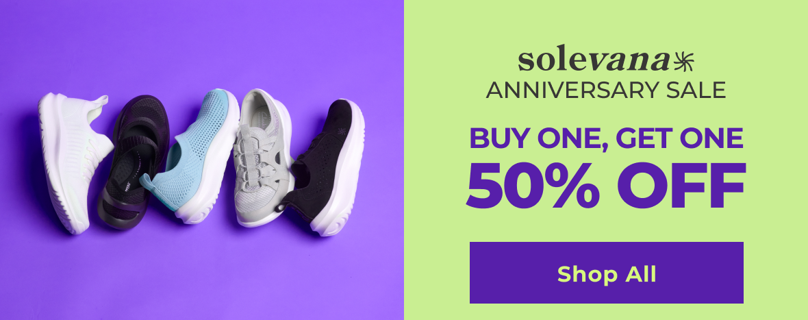 Solevana Anniversary Sale | Buy One, Get One 50% Off | Shop All