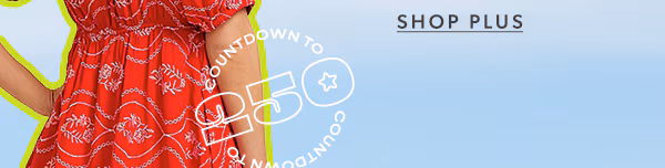 Shop plus. Countdown to 250.