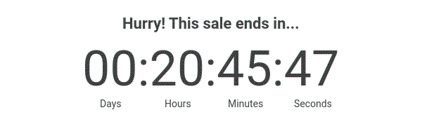 Hurry! This sale ends in...