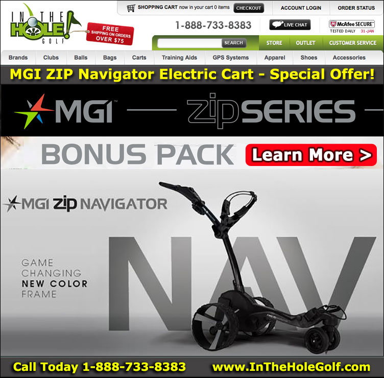 MGI ZIP Navigator Golf Trolley
