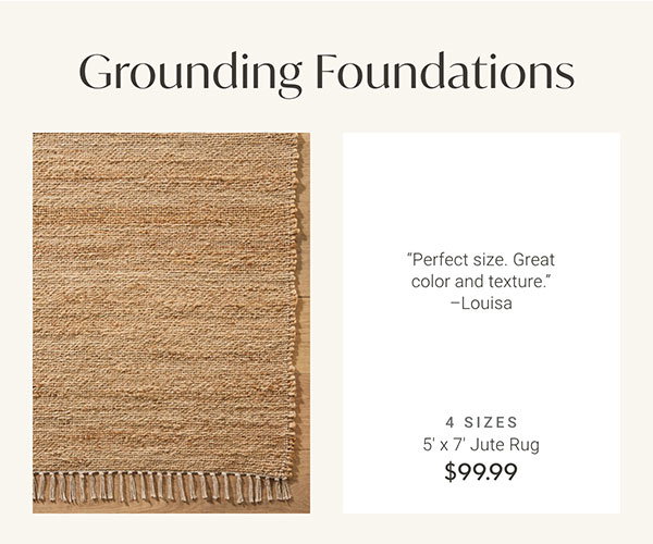 5' x 7' Jute Rug