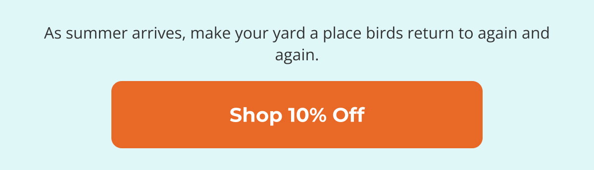 Your yard is ready for summer.