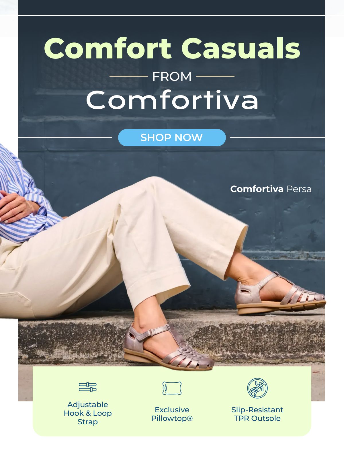 Casual Casuals from Comfortiva