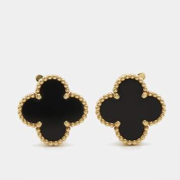 Vintage Alhambra Onyx 18k Yell