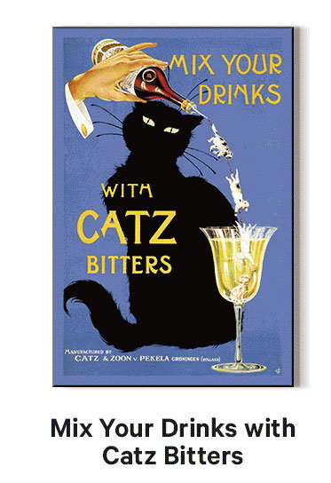 Mix Your Drinks with Catz Bitters by Vintage Lavoie