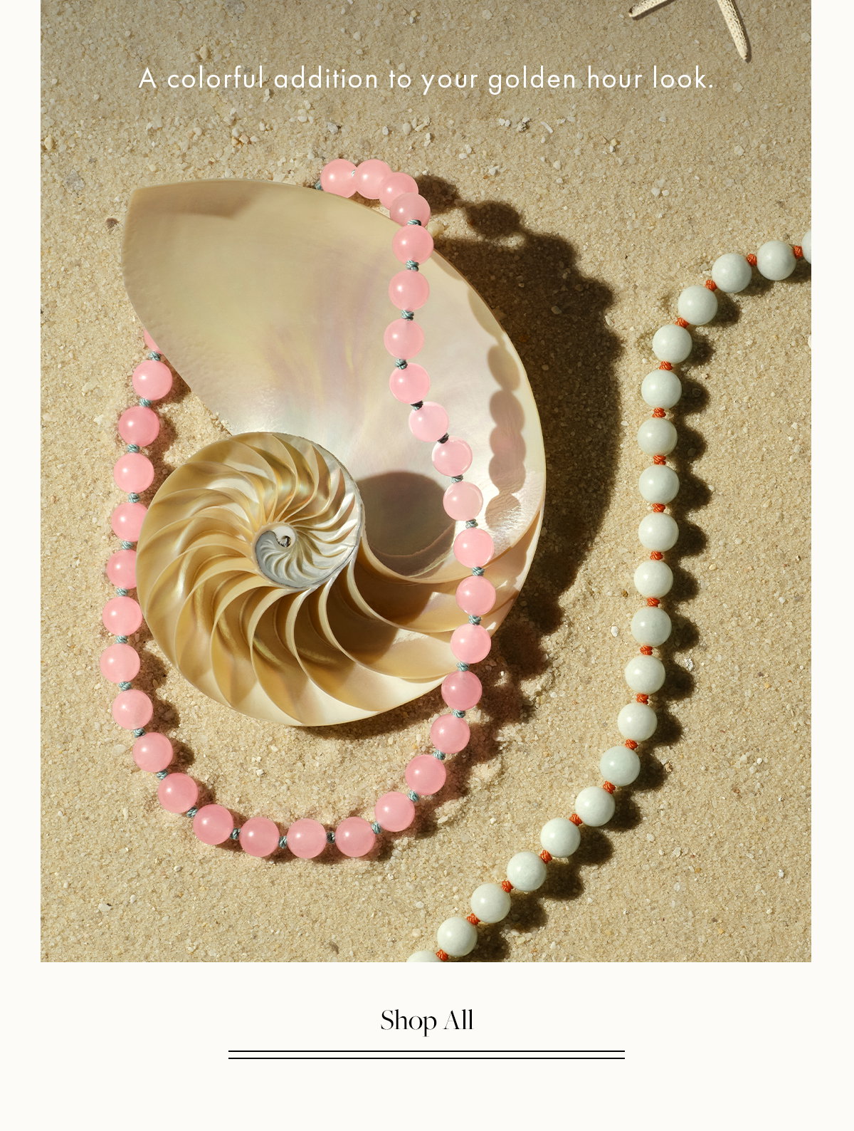 A colorful addition to your golden hour look. Shop Porto Collection