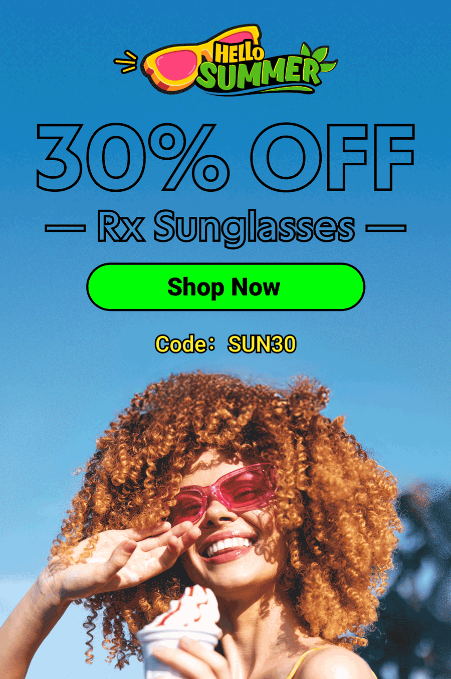 Summer Sale: 30% Off Rx Sunglasses