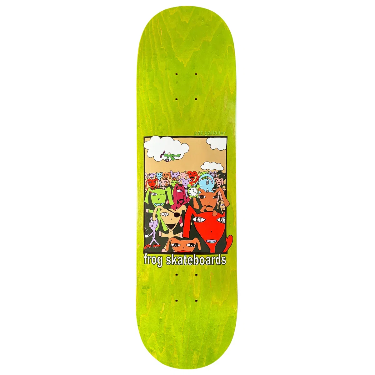 Image of Frog Party Monster Pat Gallaher Skateboard Deck - 8.25"