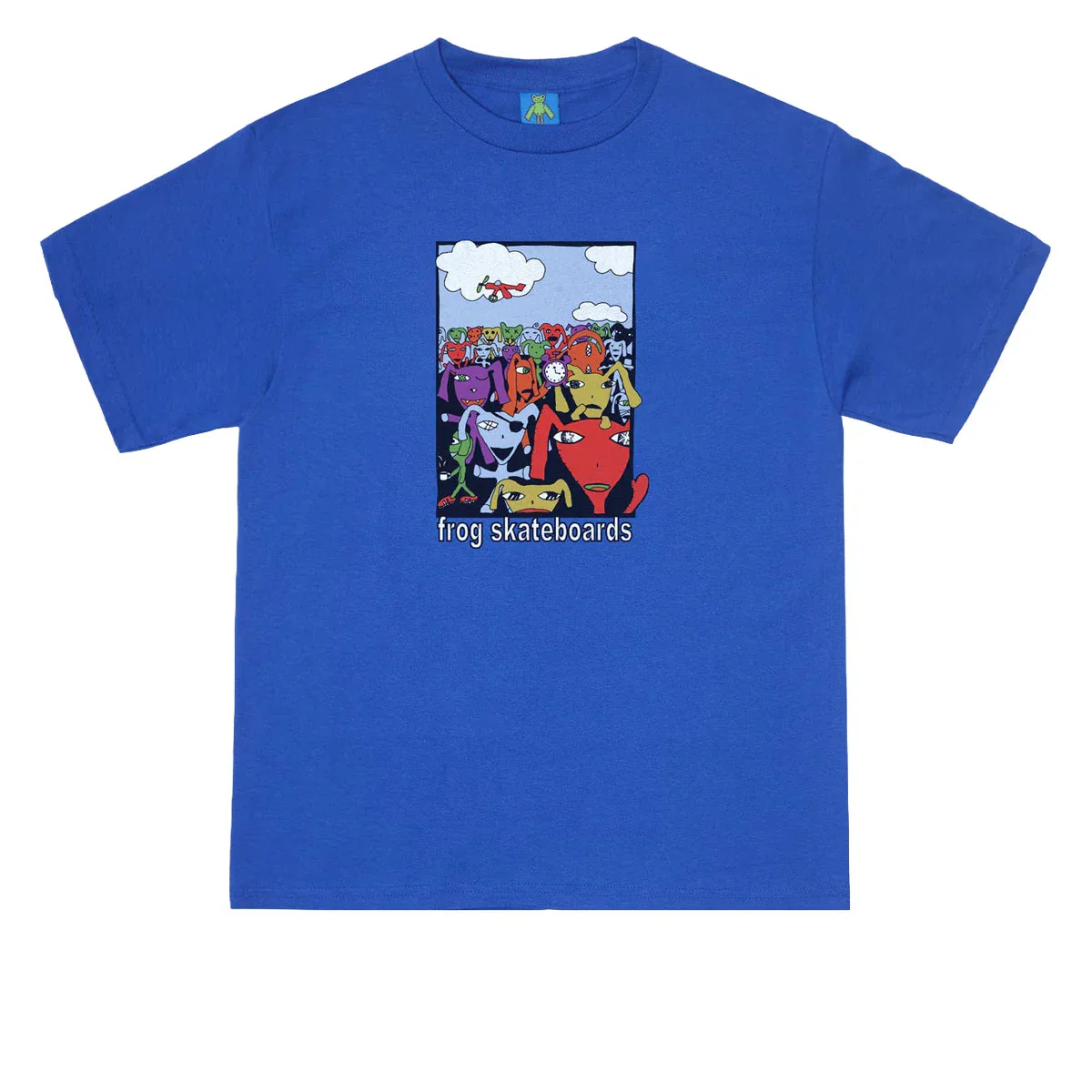 Image of Frog Party Monster T-Shirt - Royal Blue