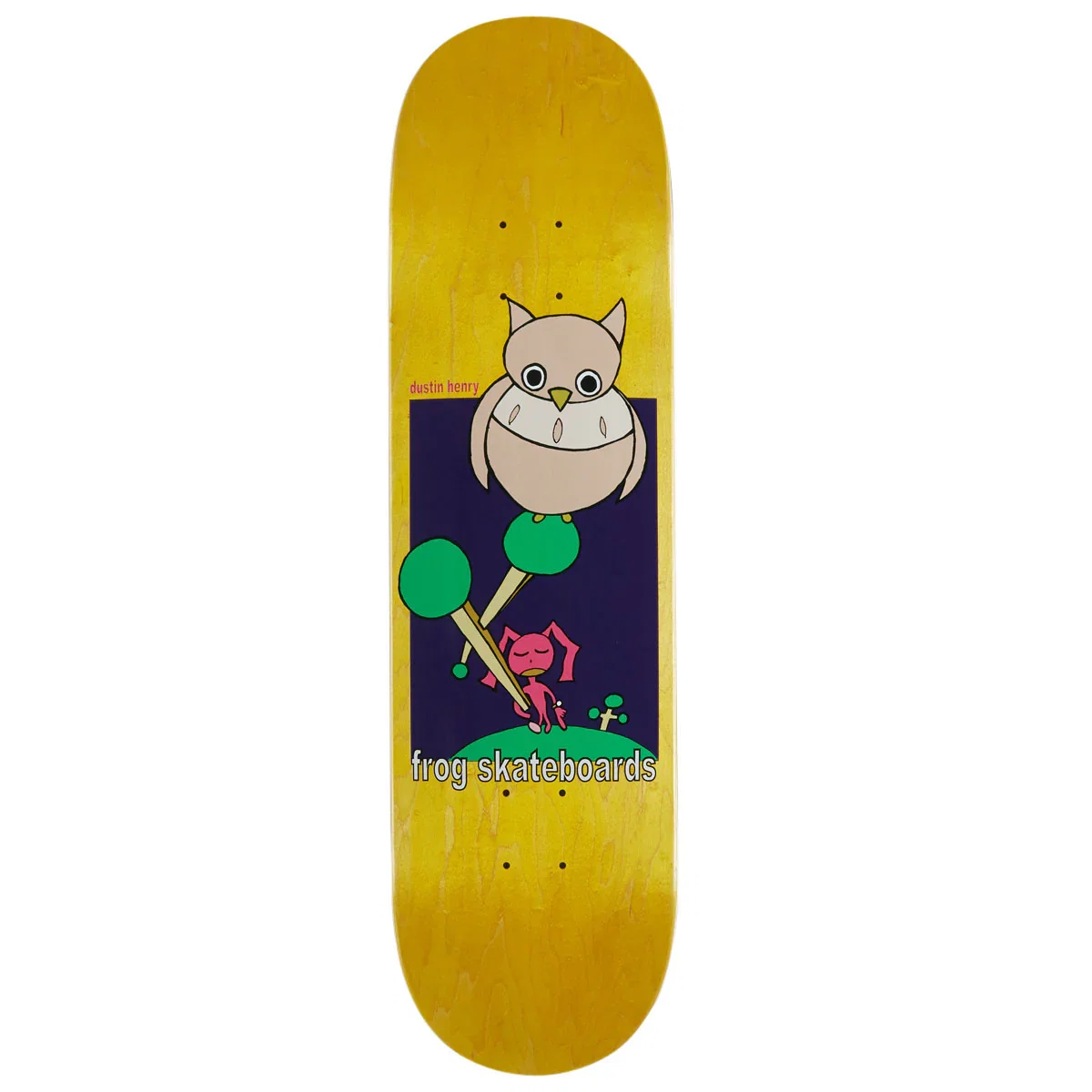 Image of Frog Wise One Dustin Henry Skateboard Deck - 8.38"