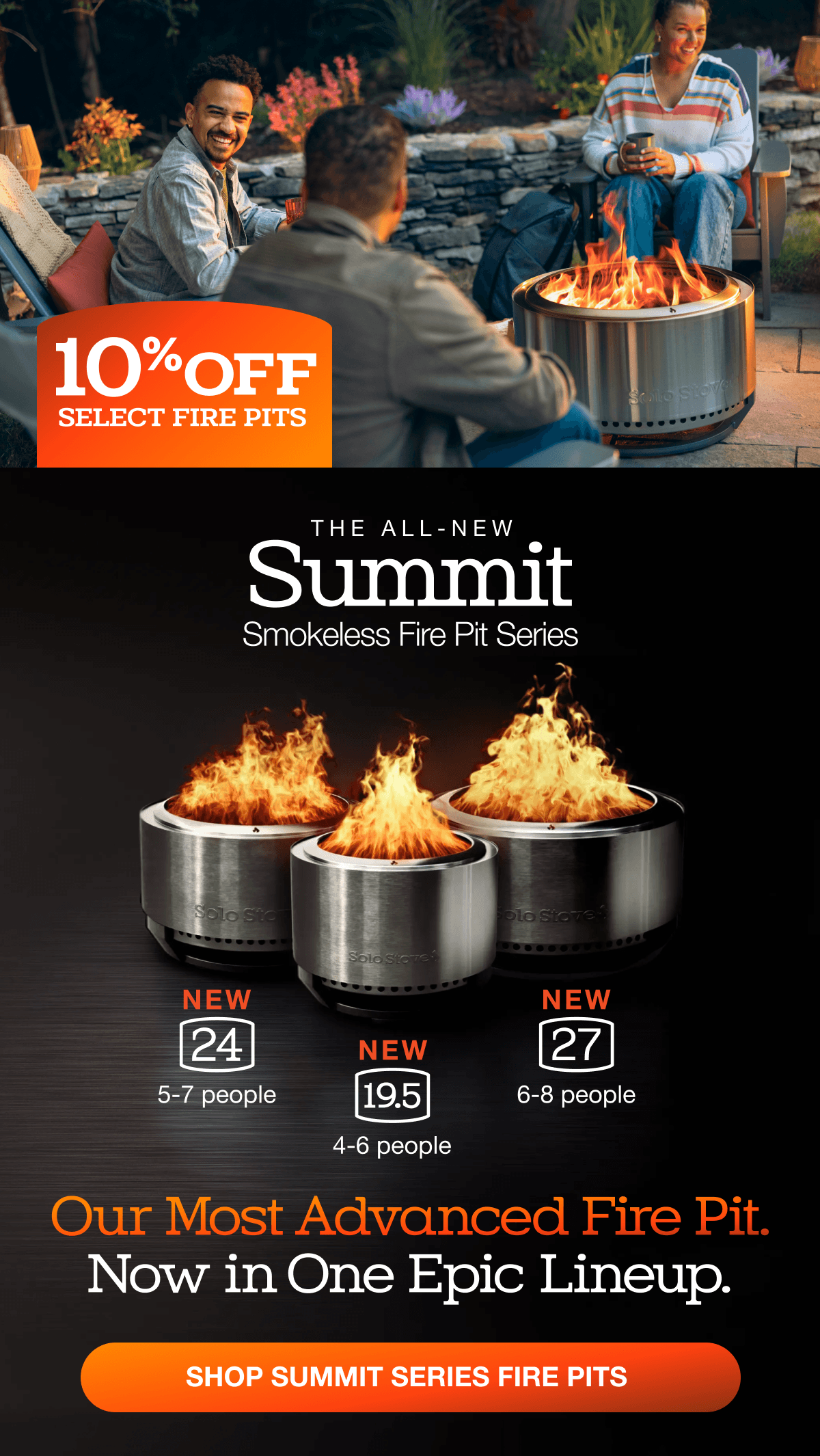 Summit Smokeless Fire Pit Series