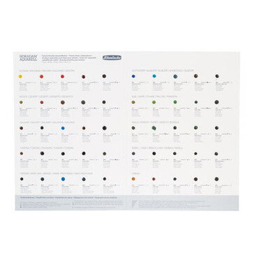 Schmincke Horadam Aquarell Super Granulation Watercolour Dot Card with 50 Colours
