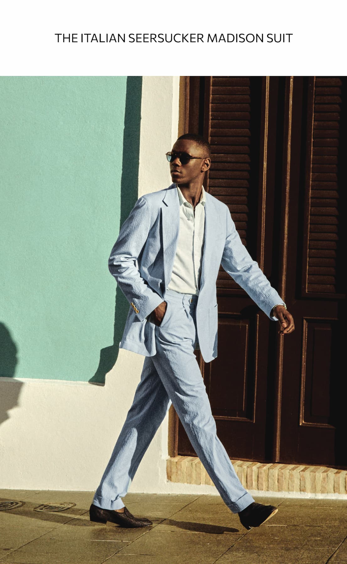The Italian Seersucker Madison Suit