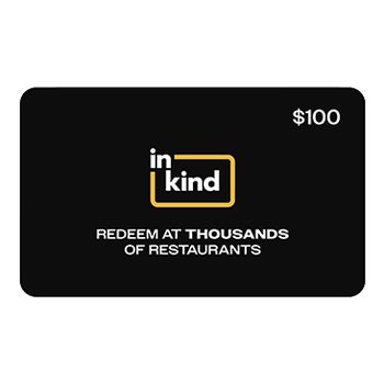 inKind One eGift Card, Thousands of Restaurants ($100 Value)