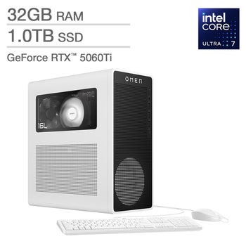 OMEN 16L Gaming Desktop PC with Intel Core Ultra 7 Processor