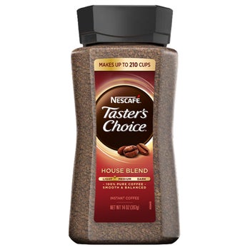 Nescafé Taster's Choice Instant Coffee, House Blend, 14 oz