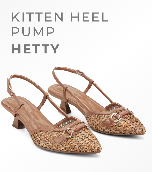 KITTEN HEEL PUMP HETTTY