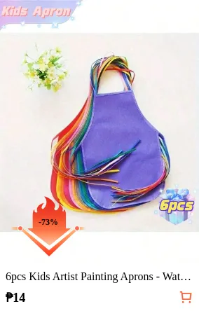 6pcs Kids Artist Painting Aprons -...