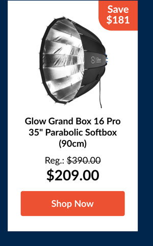 Glow Grand Box 16 Pro 35inches Parabolic Softbox (90cm)