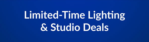 Limited-Time Lighting & Studio Deals