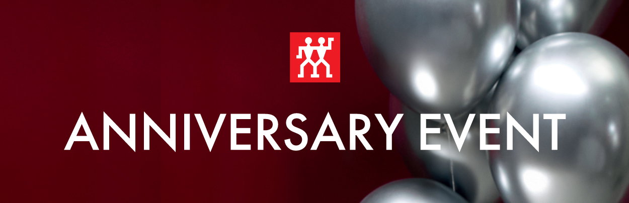 Receive a free 12pc Steak Knife Set during the ZWILLING Anniversary Sale