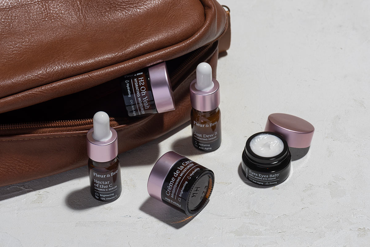 Travel skincare set
