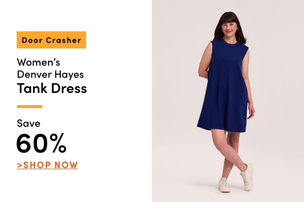 Door Crasher Women's Denver Hayes Tank Dress Save 60%