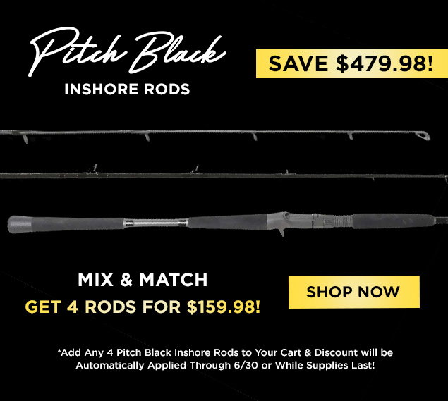 OTI Pitch Black Inshore Rods