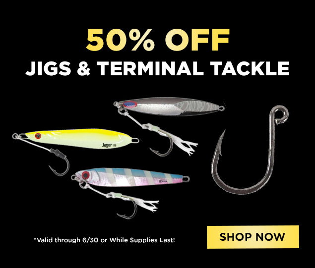 50% OFF OTI Jigs, Lures & Terminal Tackle