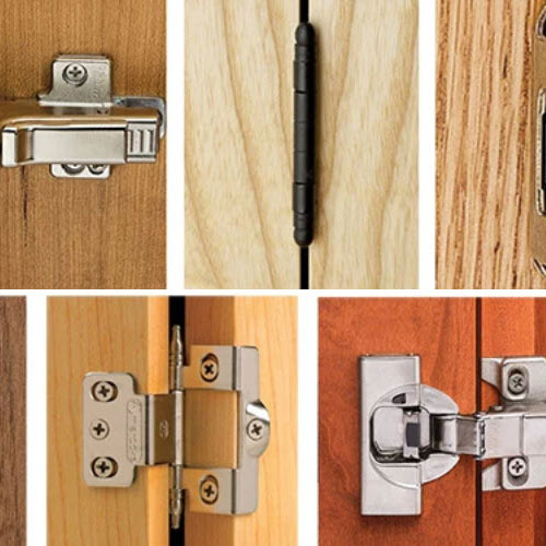 Selection of cabinet hinges