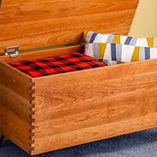 Blanket chest woodworking project