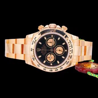Rolex Daytona 40mm 18K Everose Gold Watch W/Card