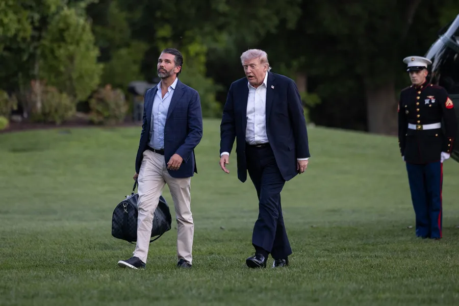 The Trumps Had a Strange and Snub-Filled Father’s Day