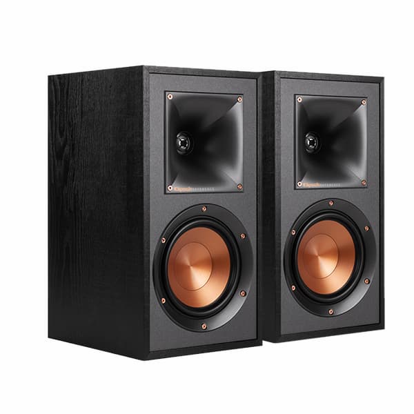 R-51M Bookshelf Speakers on white