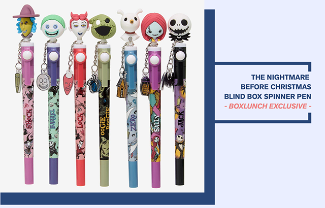 The Nightmare Before Christmas Blind Box Spinner Pen. BoxLunch Exclusive