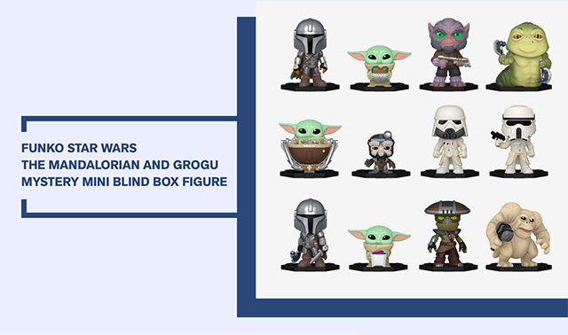 Funko and Star Wars The Mandalorian and Grogu Mystery Mini Blind Box Figure