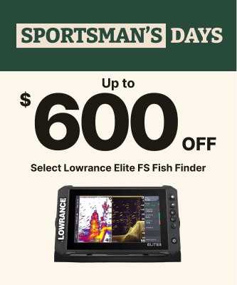 Up to $600 Off Select Lowrance Fish Finders