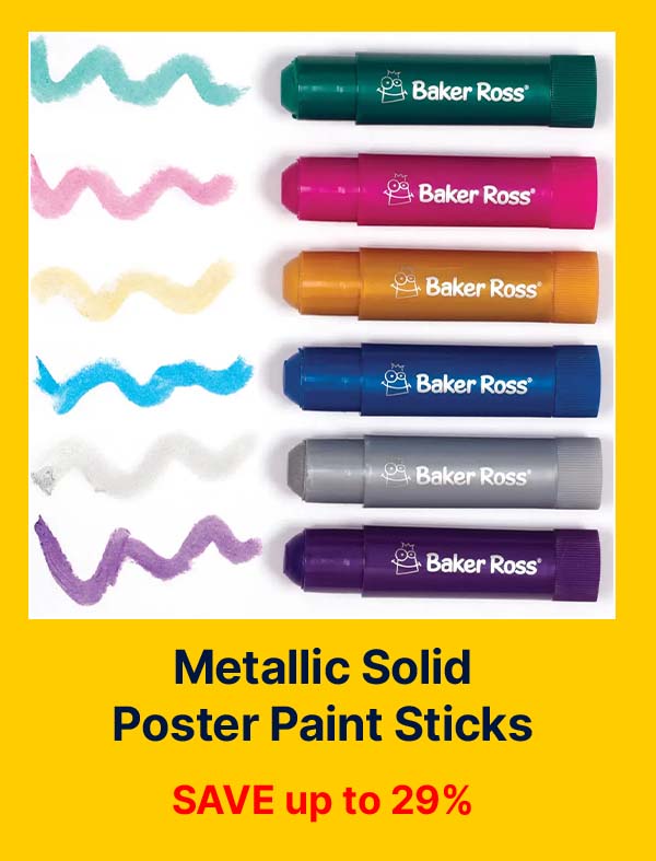 Metallic Solid Poster Paint Sticks