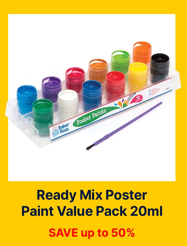 Ready Mix Poster Paint Value Pack 20ml