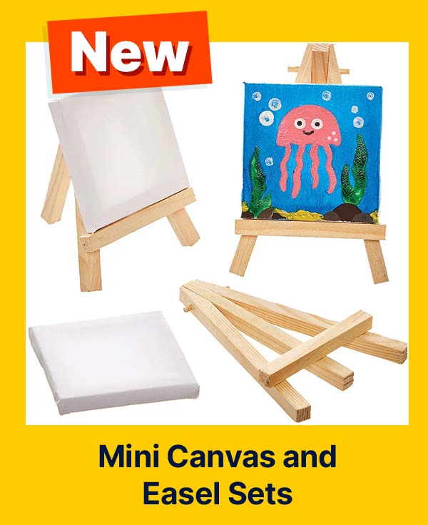 Mini Canvas and Easel Sets