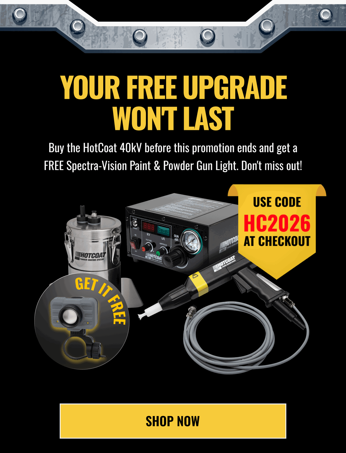 YORU FREE UPGRADE WON'T LAST