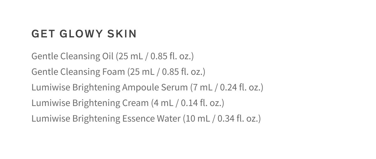Double Cleanse and Brighten Set w/ $275+ 