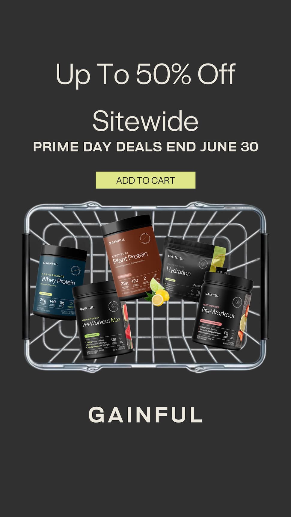 Up to 50% off sitewide
