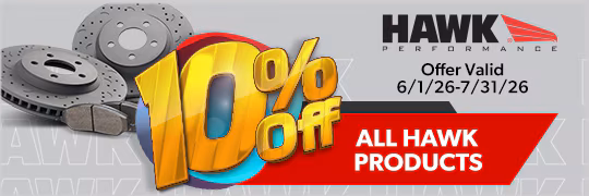 Save 10% on All Hawk Products