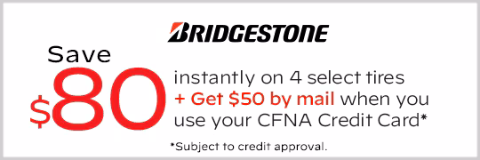 Bridgestone: Get Up to $130 Total Savings