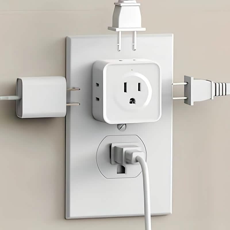 Image of Multi-Function Socket Adapter – Five-Way Wall Extension