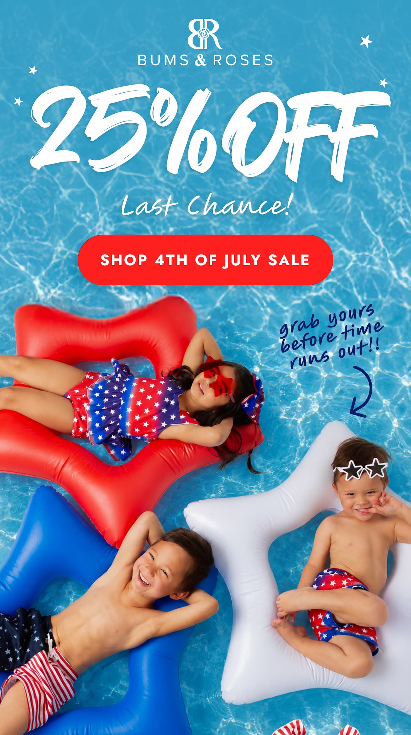 shop 25% off 4th of july
