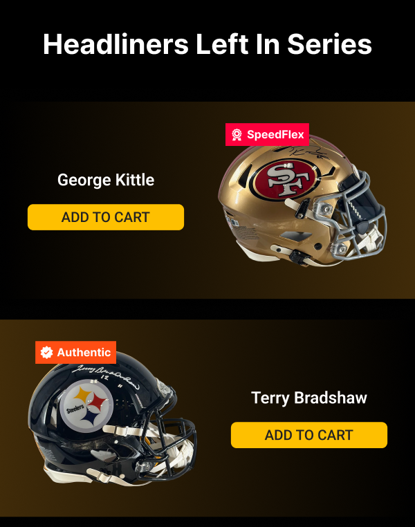 Last Chance For Authentic Helmet Hits.Grab your spot before this break closes