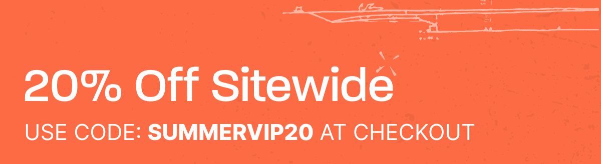 20% Off Sitewide with Code SUMMERVIP20