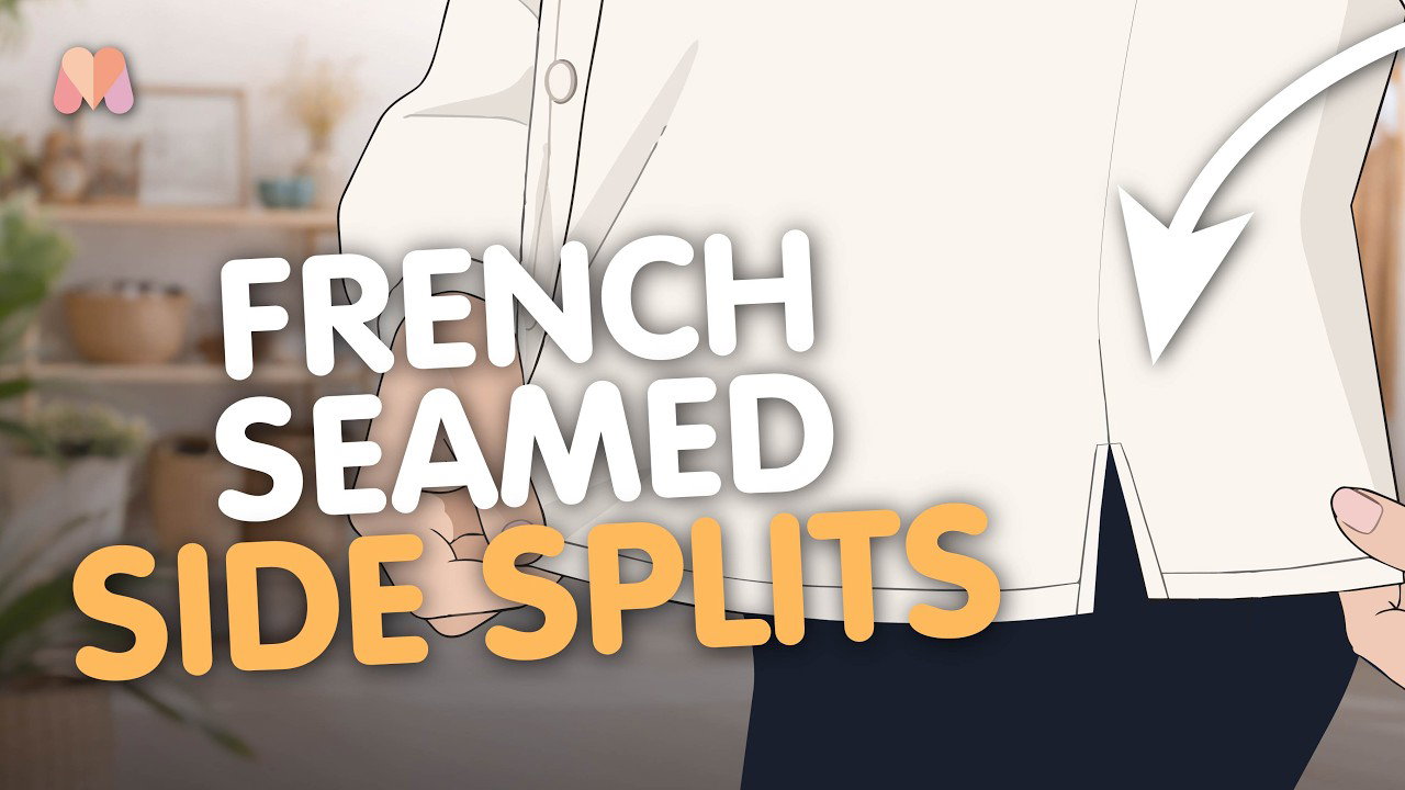 Learn how to sew French seams on side splits with Jo